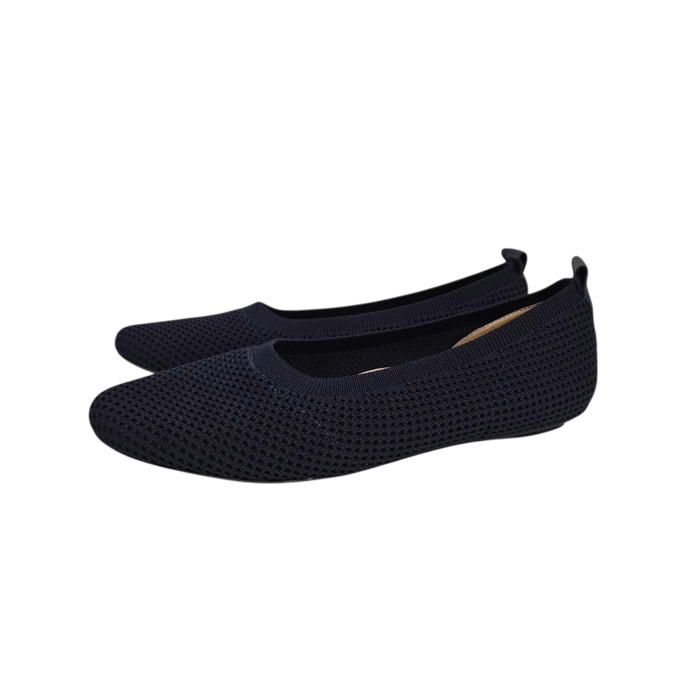 Vaneli Suvi Navy Stretch Knit Slip On Flats Excellent Condition 10N - Picture 6 of 11